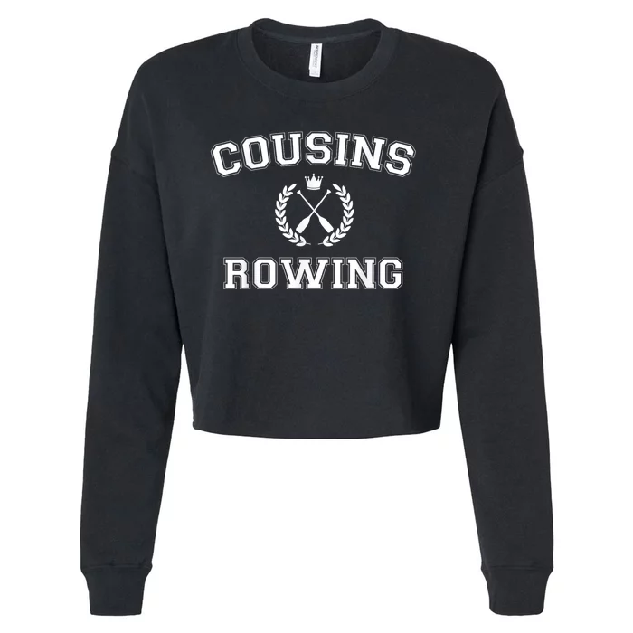 Men Cousin Beach Cousin Rowing TSITP Funny Trendy Cropped Pullover Crew