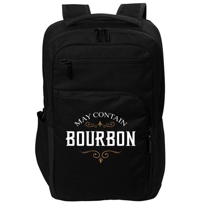 May Contain Bourbon Whiskey Impact Tech Backpack