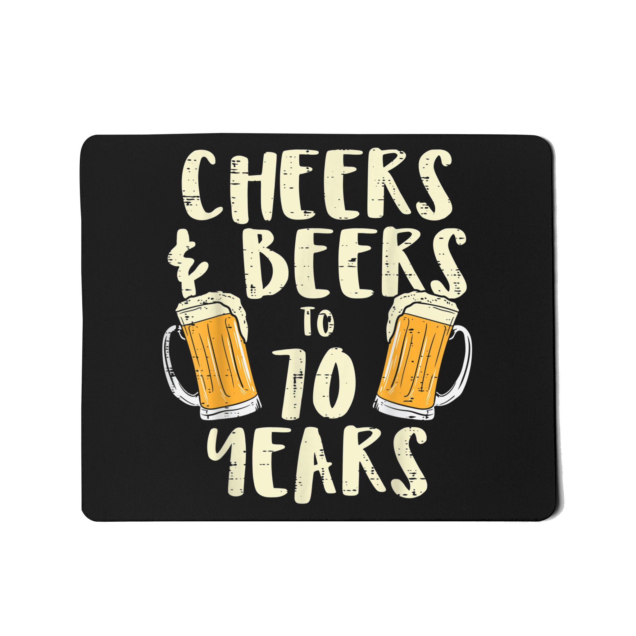 M.e.ns Cheers Beers 70 Years Old 70th Birthday Drinking Gift M.e.n ...