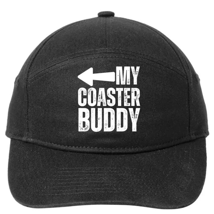 My Coaster Buddy Set 2/2 Pointing Left Roller Coaster 7-Panel Snapback Hat