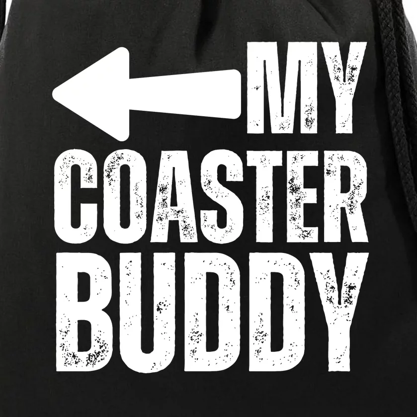 My Coaster Buddy Set 2/2 Pointing Left Roller Coaster Drawstring Bag