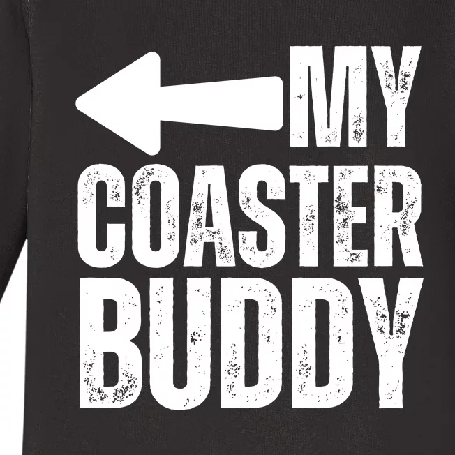 My Coaster Buddy Set 2/2 Pointing Left Roller Coaster Baby Long Sleeve Bodysuit