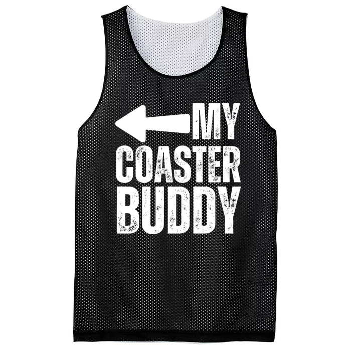 My Coaster Buddy Set 2/2 Pointing Left Roller Coaster Mesh Reversible Basketball Jersey Tank