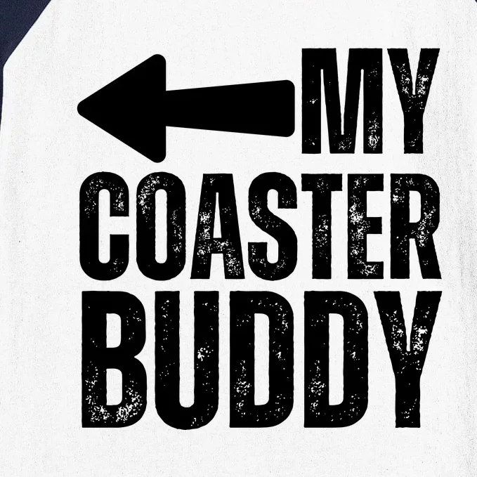 My Coaster Buddy Set 2/2 Pointing Left Roller Coaster Baseball Sleeve Shirt