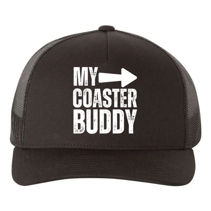 My Coaster Buddy Set 1/2 Pointing Right Roller Coaster Yupoong Adult 5-Panel Trucker Hat