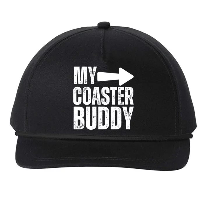 My Coaster Buddy Set 1/2 Pointing Right Roller Coaster Snapback Five-Panel Rope Hat