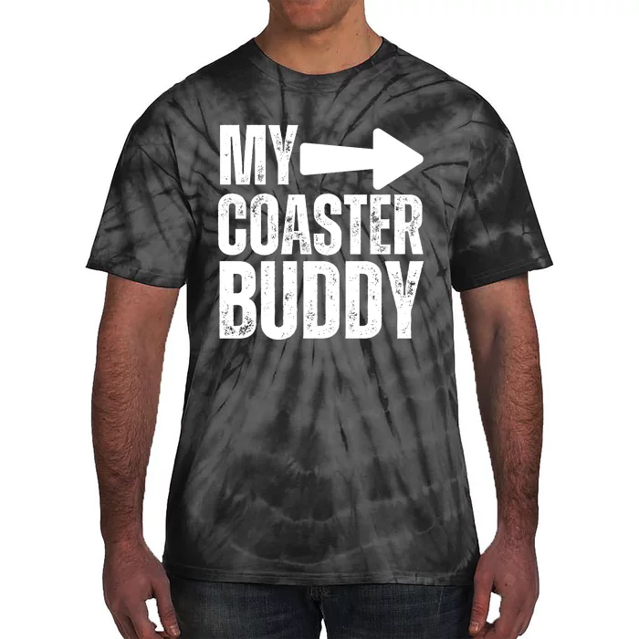 My Coaster Buddy Set 1/2 Pointing Right Roller Coaster Tie-Dye T-Shirt