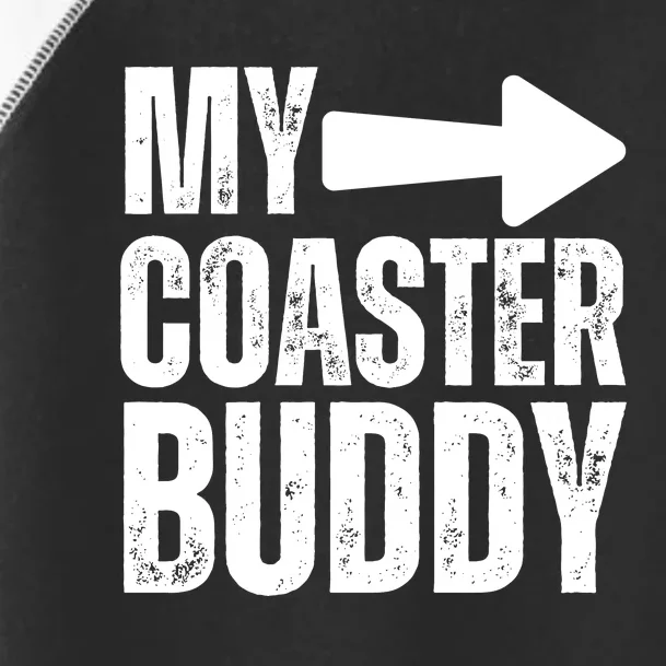 My Coaster Buddy Set 1/2 Pointing Right Roller Coaster Toddler Fine Jersey T-Shirt