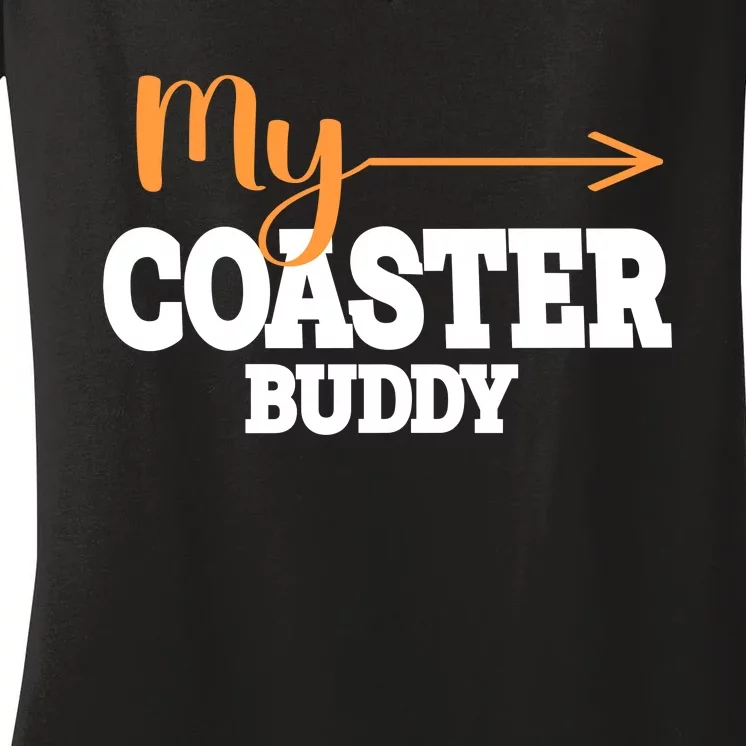 My Coaster Buddy Women's V-Neck T-Shirt