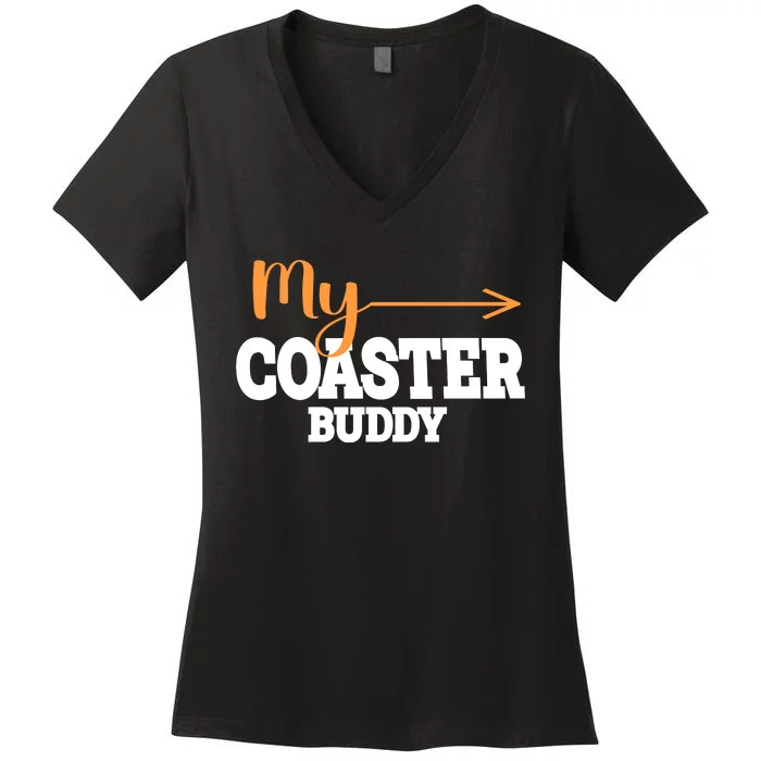 My Coaster Buddy Women's V-Neck T-Shirt