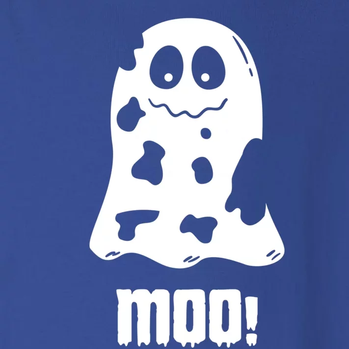 Moo Cute Boo Funny Cow Ghost Halloween Farmers Gift Toddler Long Sleeve Shirt