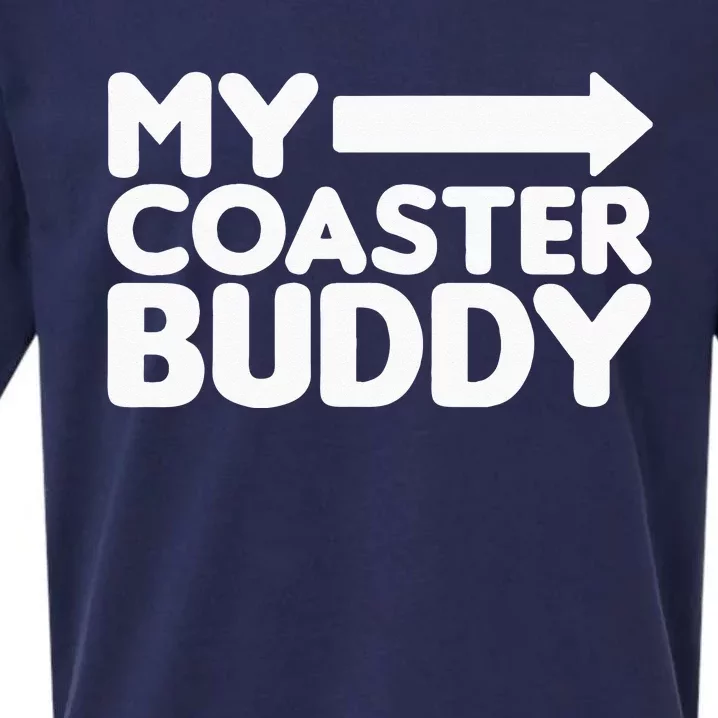 My Coaster Buddy Set 12 Pointing Right Roller Coaster Sueded Cloud Jersey T-Shirt