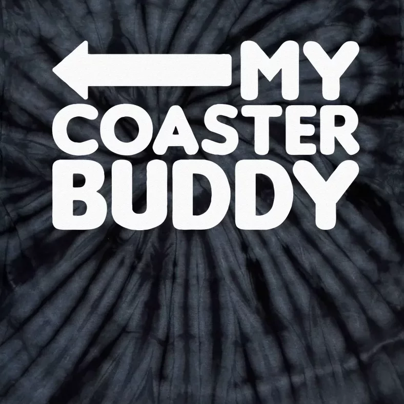 My Coaster Buddy Set 22 Pointing Left Roller Coaster Tie-Dye T-Shirt