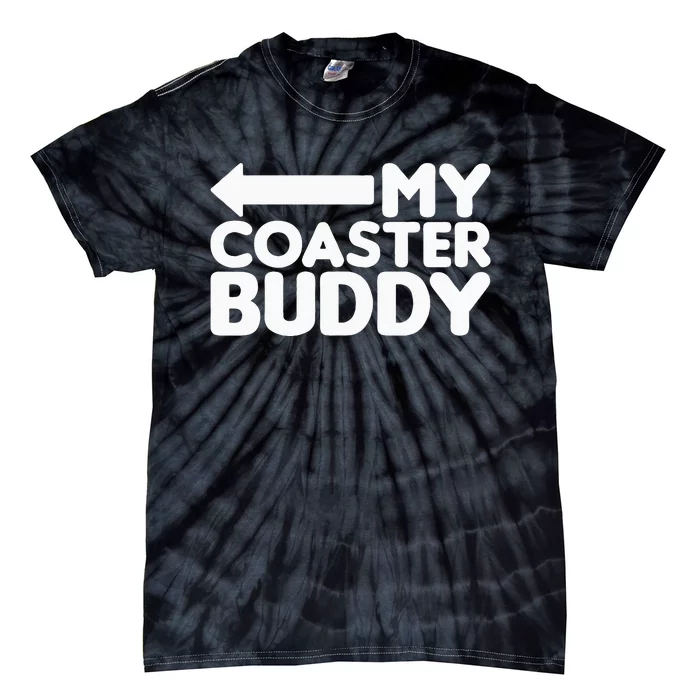 My Coaster Buddy Set 22 Pointing Left Roller Coaster Tie-Dye T-Shirt