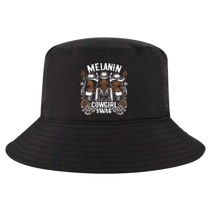 Melanin Cowgirls Black History African Melanin Cowgirl Swag Cool Comfort Performance Bucket Hat