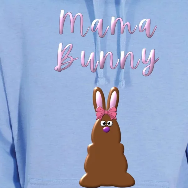 Mama Chocolate Bunny Rabbigift Funny Easter Mom Quote Cool Gift Unisex Surf Hoodie