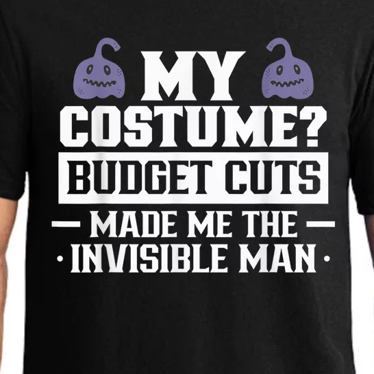 My Costume Budget Cuts Made Me The Invisible Man Halloween Pajama Set