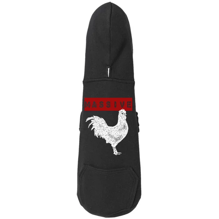 Massive Cock Big Dick Energy Doggie 3-End Fleece Hoodie