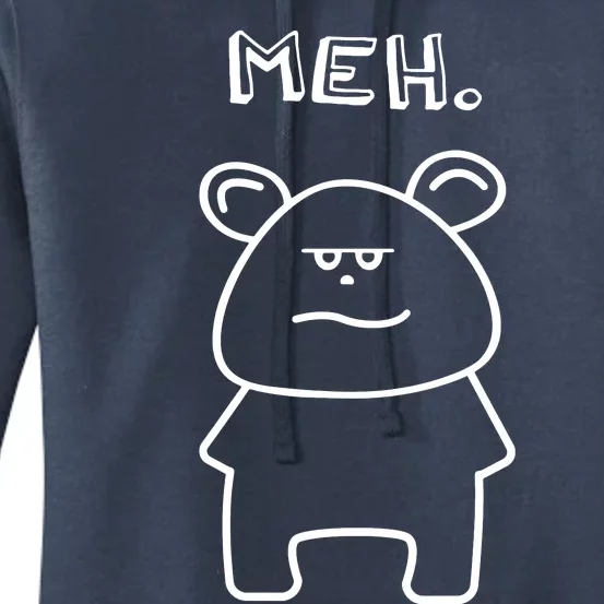 Meh Cute Bear Women's Pullover Hoodie