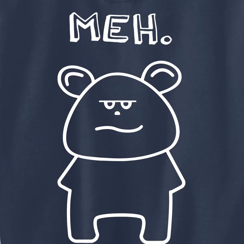 Meh Cute Bear Kids Sweatshirt