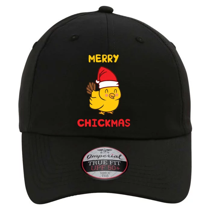 Merry Chickmas Cute Baby Chick Farm Christmas Funny Gift For Gift The Original Performance Cap