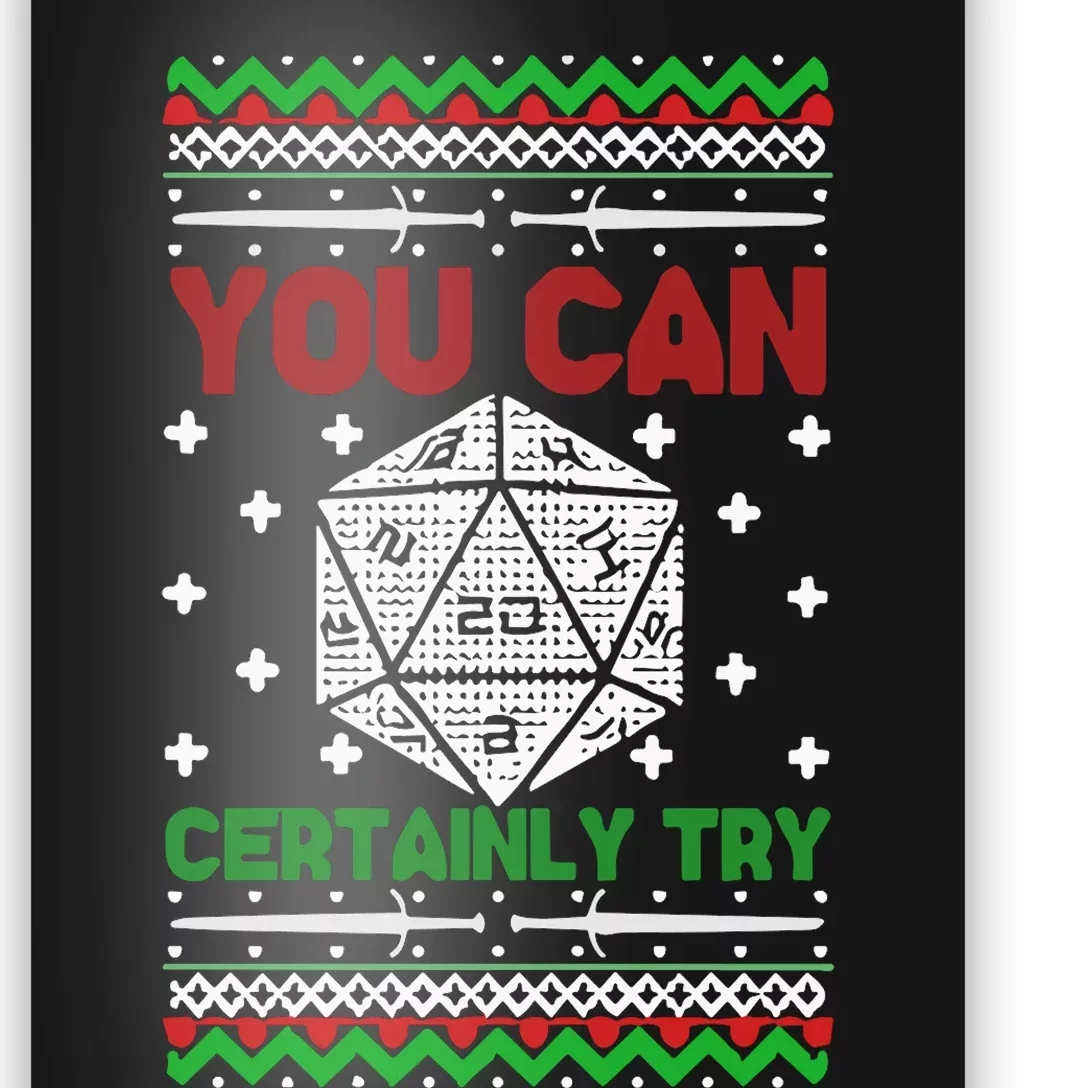 Merry Critmas Christmas D20 Rpg Board Game Role Play Poster