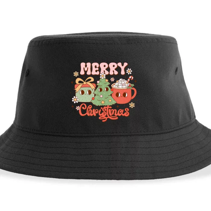 Merry Christmas Cozy And Cute Tank Top Sustainable Bucket Hat