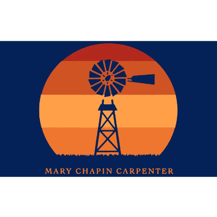 Mary Chapin Carpenter Windmill Retro Vintage Sunset Bumper Sticker