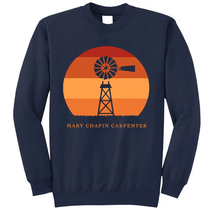 Mary Chapin Carpenter Windmill Retro Vintage Sunset Tall Sweatshirt