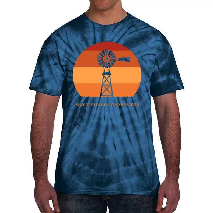 Mary Chapin Carpenter Windmill Retro Vintage Sunset Tie-Dye T-Shirt