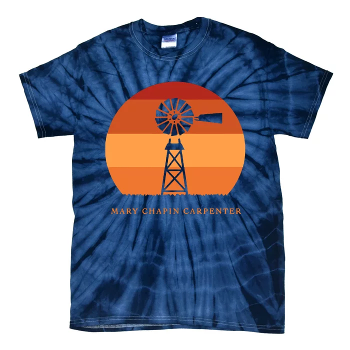 Mary Chapin Carpenter Windmill Retro Vintage Sunset Tie-Dye T-Shirt