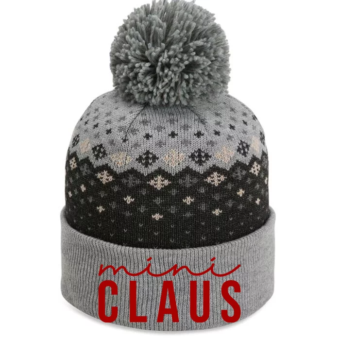 Mini Claus Cute Christmas The Baniff Cuffed Pom Beanie