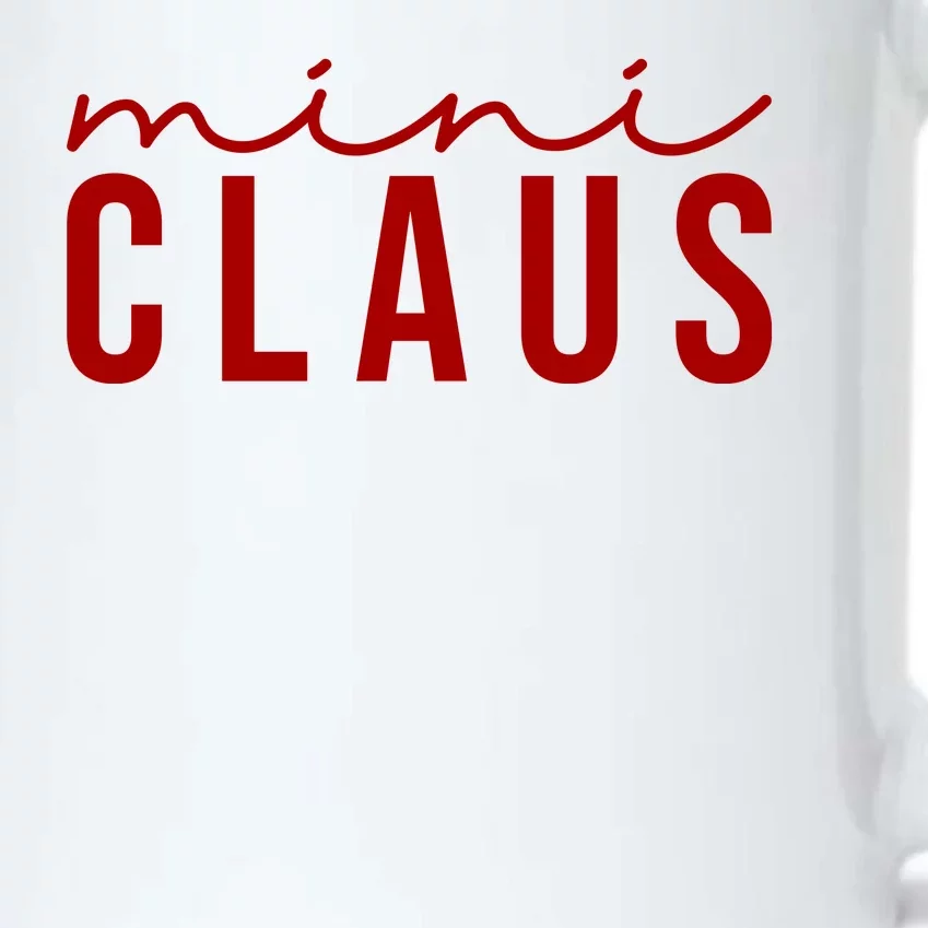 Mini Claus Cute Christmas Black Color Changing Mug