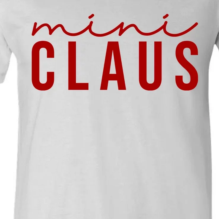 Mini Claus Cute Christmas V-Neck T-Shirt