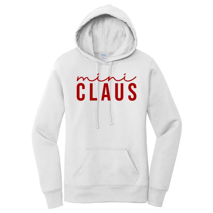 Mini Claus Cute Christmas Women's Pullover Hoodie