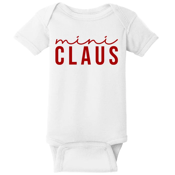 Mini Claus Cute Christmas Baby Bodysuit