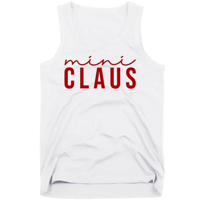 Mini Claus Cute Christmas Tank Top