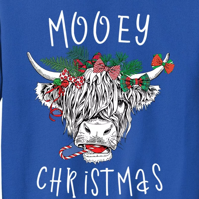 Mooey Christmas Cow Farmer Cow Farm Clothes Gift Tall Sweatshirt