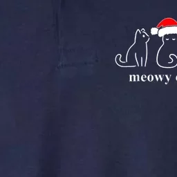 Meowy Catmas Cat Christmas Cute Kitten Cats Santa Hat Xmas Softstyle Adult Sport Polo