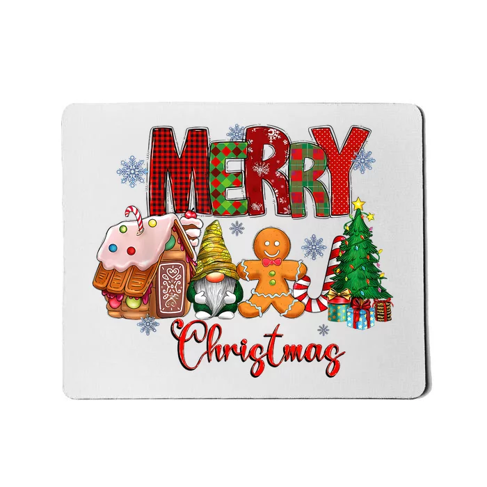 Merry Christmas Candy House Lemon Gnome Gingerbread Pajamas Mousepad