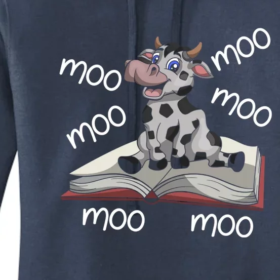 Moo Cow Cool Gift Women's Pullover Hoodie