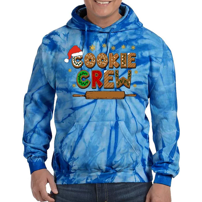 Merry Christmas Cookie Baking Crew Ginger Team Baker Gifts Tie Dye Hoodie