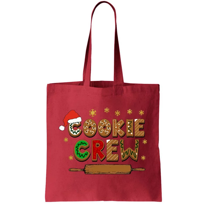 Merry Christmas Cookie Baking Crew Ginger Team Baker Gifts Tote Bag