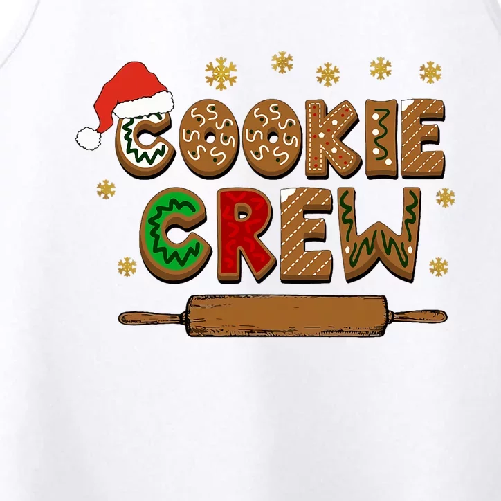 Merry Christmas Cookie Baking Crew Ginger Team Baker Gifts Performance Tank