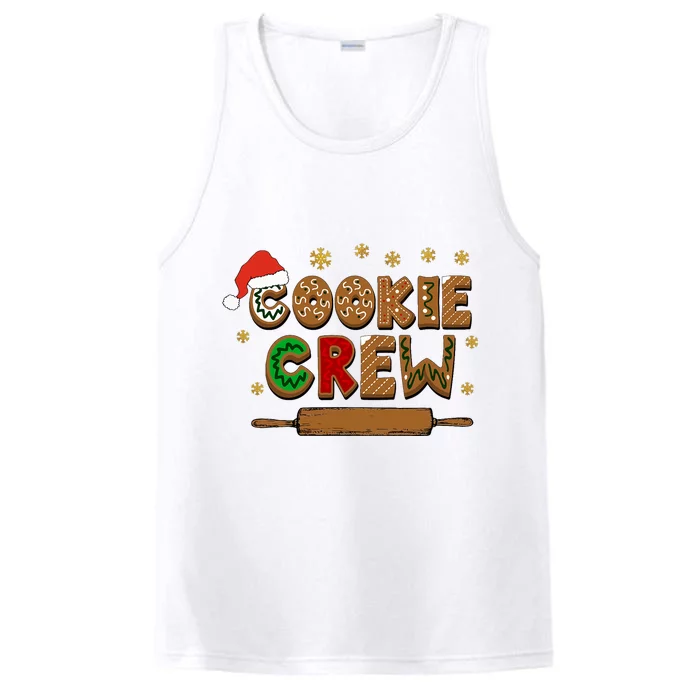 Merry Christmas Cookie Baking Crew Ginger Team Baker Gifts Performance Tank