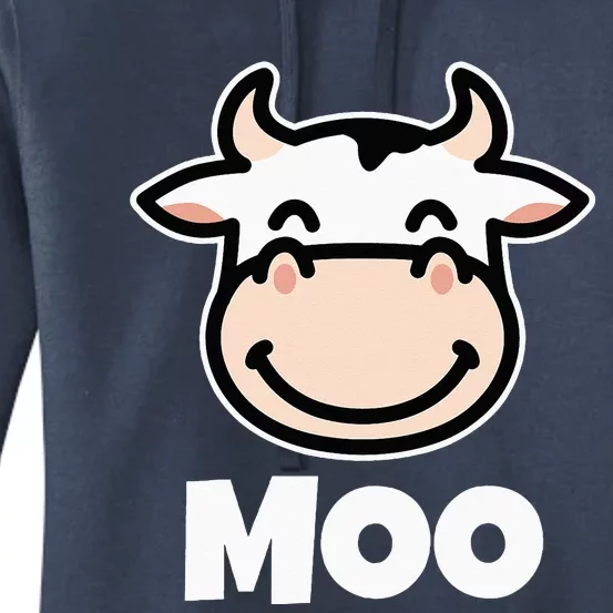 MOO Cows Cow Lover Women's Pullover Hoodie