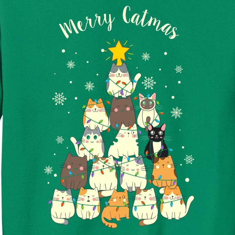 Merry Catmas Cute Cat Lover Christmas Sweatshirt