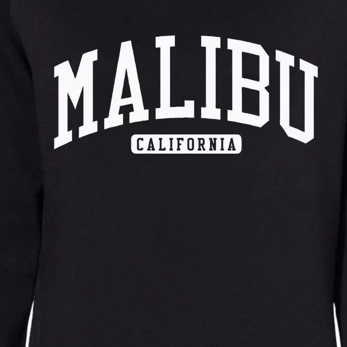 Malibu California CA College Womens California Wash Sweatshirt