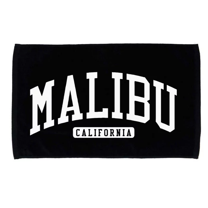 Malibu California CA College Microfiber Hand Towel