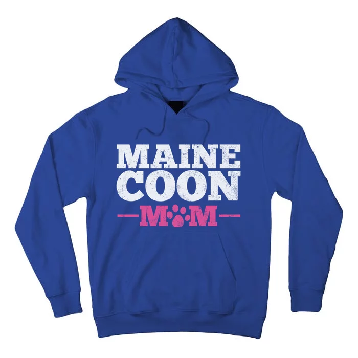 Maine Coon Cat Mom Mama Gift Tall Hoodie